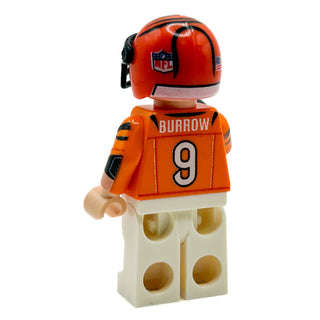 #9 Burrow QB Bengals Football Player Minifig - B3 Customs Custom minifigure B3 Customs