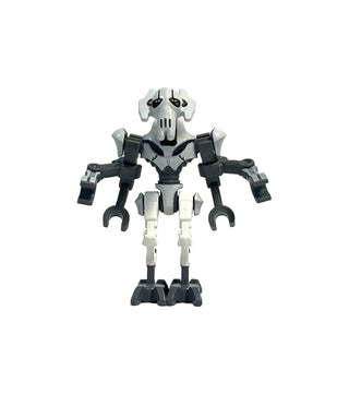 General Grievous - Bent Legs, White Armor, sw0515 Minifigure LEGO® Like New without Light Sabers  