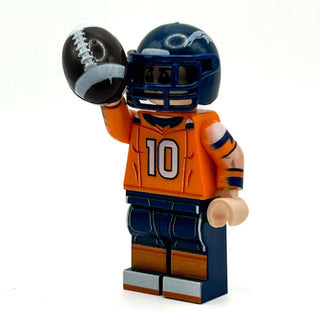 #10 Nix QB Broncos Football Player Minifig - B3 Customs Custom minifigure B3 Customs