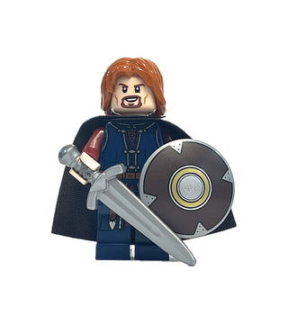 Boromir - Dark Blue Legs, lor126 Minifigure LEGO® Like New with Sword and Shield  