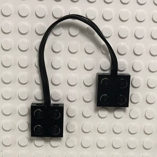 Electric, Wire with Brick 2x2x2/3 Pair (15 Studs Long), Part# 5306bc015  LEGO®   