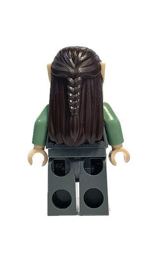 Rivendell Elf - Male, Dark Bluish Gray Shirt and Legs, lor122 Minifigure LEGO®   