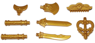 Golden Weapons Pack Parts Pack United Brick Co®