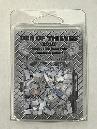 Shredded Money Den of Thieves (2018) Movie Prop Y'allywood Props