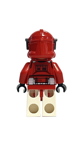 Clone Trooper Commander Fox, Coruscant Guard (Phase 2) - Dark Bluish Gray Visor, Printed Legs, sw1304 Minifigure LEGO®   