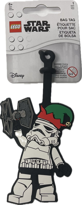 Bag / Luggage Tag, Silicone, Star Wars: Christmas Stormtrooper, 52479 Gear LEGO®