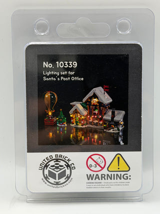 Santa's Post Office 10339 Custom Lighting Kit for LEGO® Set