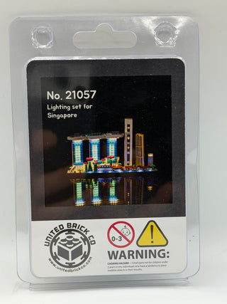 Singapore Skyline 21057 Custom Lighting Kit for LEGO® Set