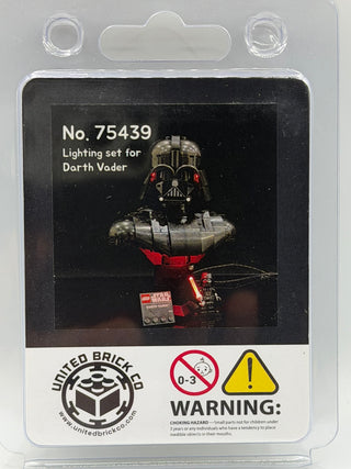 Darth Vader Bust 75439 Custom Lighting Kit for LEGO® Set
