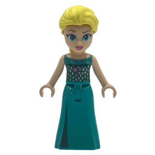 Elsa - Dark Turquoise Dress, dp190 Minifigure LEGO®