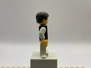 Black vest with Blue Striped Tie - Parisian Restaurant, twn190 Minifigure LEGO®