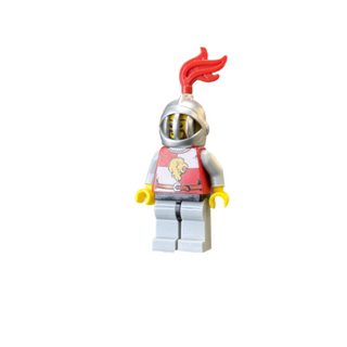 Kingdoms - Lion Knight Quarters, Helmet with Fixed Grille, Brown Beard Rounded, cas444 Minifigure LEGO®