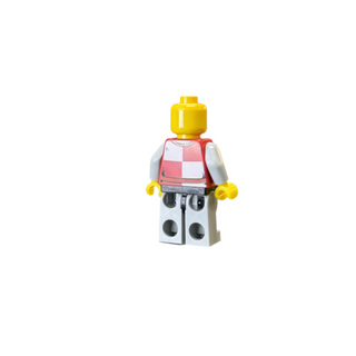 Kingdoms - Lion Knight Quarters, Helmet with Fixed Grille, Brown Beard Rounded, cas444 Minifigure LEGO®