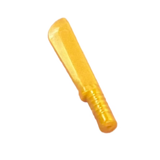 Minifigure Weapon Machete, 29109 Part LEGO® Pearl Gold