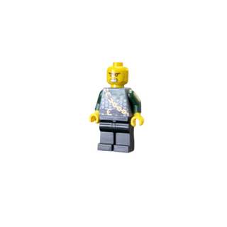 Dragon Knight Scale Mail with Chain and Belt, Helmet with Neck Protector, Bared Teeth, cas485 Minifigure LEGO®