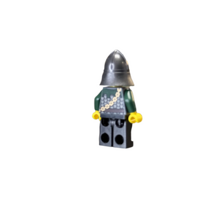 Dragon Knight Scale Mail with Chain and Belt, Helmet with Neck Protector, Bared Teeth, cas485 Minifigure LEGO®