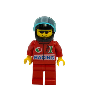 Octan - Racing Black Helmet with Trans-Light Blue Visor, oct032 Minifigure LEGO®   