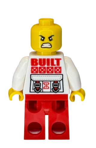 Cooper - Black Visor, White Hoodie, Red Legs, drm069 Minifigure LEGO®