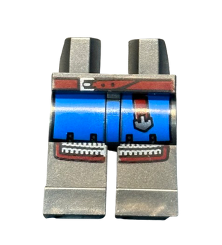 Hips and Legs with Blue Surcoat, Reddish Brown Belt and Silver Chain Mail Pattern, Part# 970c00pb1172 Minifigure LEGO®