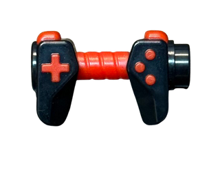 Minifigure, Utensil Game Controller, Holes on Sides for Bar with Molded Red Buttons and Center Handle Pattern, Part# 65080pb01 Part LEGO®