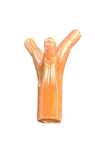 Plant Flower Stem with Bar and 3 Stems Short, Part# 68211 Part LEGO® Reddish Brown