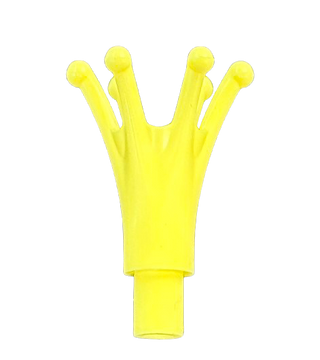 Minifigure, Crown with Bar, Part# 25516 Part LEGO® Bright Light Yellow