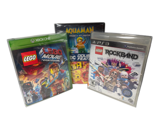 Video Game & DVD Protective Display Cases for LEGO Video Games & Movies!