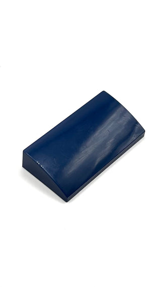 Slope, Curved 2 x 4 x 2/3 with Bottom Tubes, Part# 88930 Part LEGO® Dark Blue
