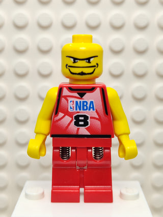 NBA Player, Number 8, nba046 Minifigure LEGO®   