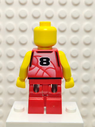 NBA Player, Number 8, nba046 Minifigure LEGO®   