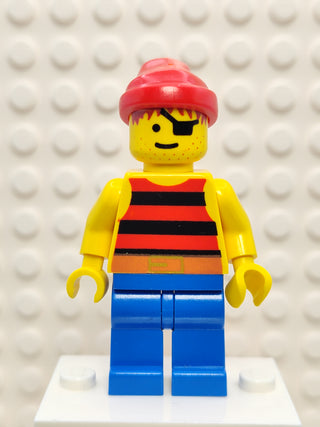 Pirate Red / Black Stripes Shirt, pi032 Minifigure LEGO®   