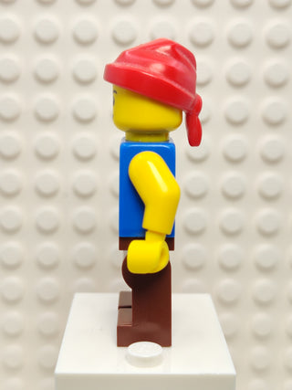 Pirate Blue Vest Reddish Brown Legs, pi137a Minifigure LEGO®   