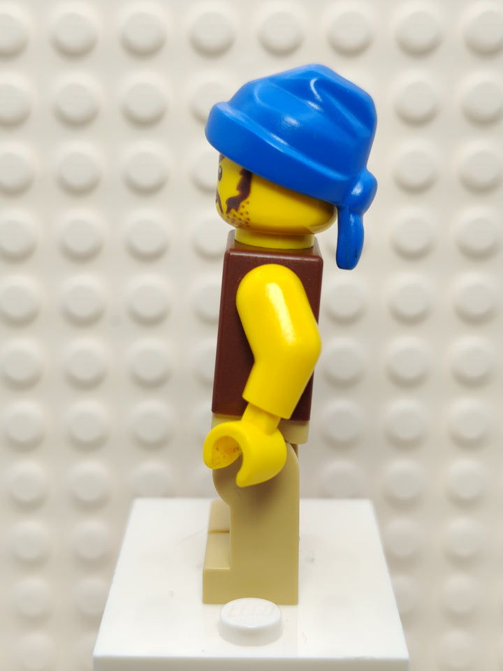 Pirate Vest and Anchor Tattoo Tan Legs, pi093 Minifigure LEGO®   