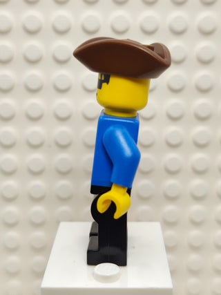 Pirate Blue Jacket Black Legs, pi080 Minifigure LEGO®   