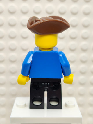 Pirate Blue Jacket Black Legs, pi080 Minifigure LEGO®   