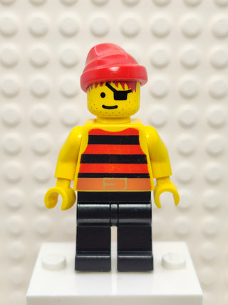 Pirate Red / Black Stripes Shirt, pi031 Minifigure LEGO®   