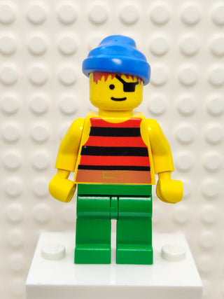 Pirate Red / Black Stripes Shirt, pi029 Minifigure LEGO®   