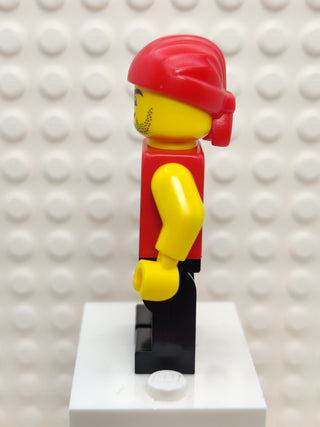 Pirate 6 - Black and Red Stripes, pi167 Minifigure LEGO®   