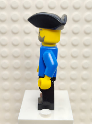 Pirate Brown Shirt Black Legs with Peg Leg, pi036 Minifigure LEGO®   