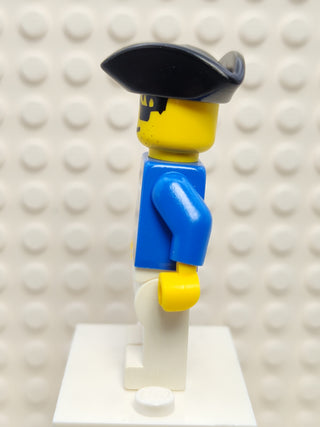 Pirate Blue Jacket White Legs, pi006 Minifigure LEGO®   