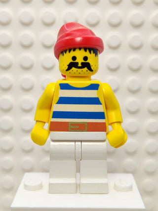 Pirate Blue / White Stripes Shirt, pi073 Minifigure LEGO®   