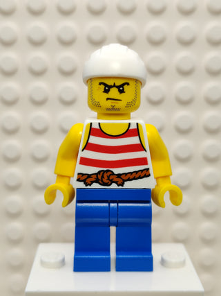 Pirate 9 - Red and White Stripes, pi170 Minifigure LEGO®   