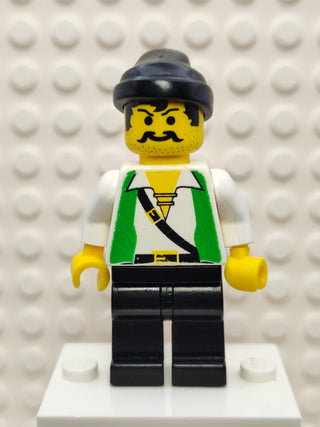 Pirate Green Vest Black Legs, pi047 Minifigure LEGO®   