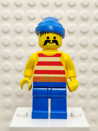 Pirate Red / White Stripes Shirt, pi040 Minifigure LEGO®   