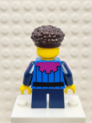 Peasant - Child, Dark Blue Short Legs, cas577 Minifigure LEGO®   