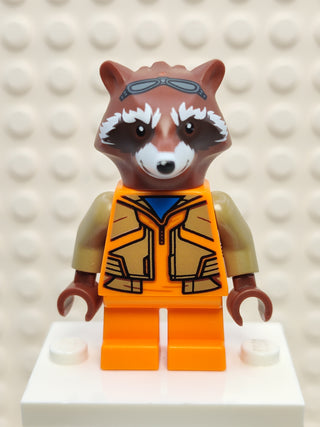 Rocket Raccoon - Orange Outfit, sh858 Minifigure LEGO®   