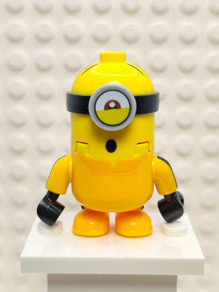 Minion Stuart - Orange Jumpsuit, mnn009 Minifigure LEGO®   