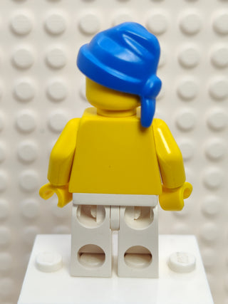 Pirate Blue / White Stripes Shirt and White Legs, pi019 Minifigure LEGO®   