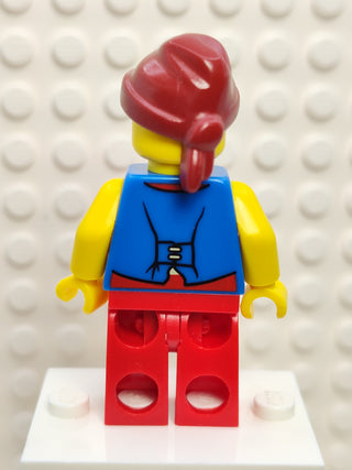Pirate Blue Vest and Red Legs, pi145 Minifigure LEGO®   