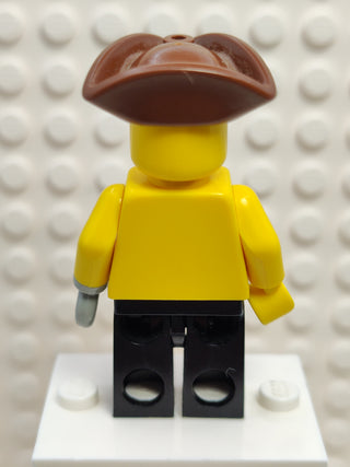 Pirate Shirt with Knife and Black Legs, pi024 Minifigure LEGO®   